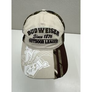 Paramount Outdoors Baseball Hat Camo Budweiser Outdoor League Adjustable Cap